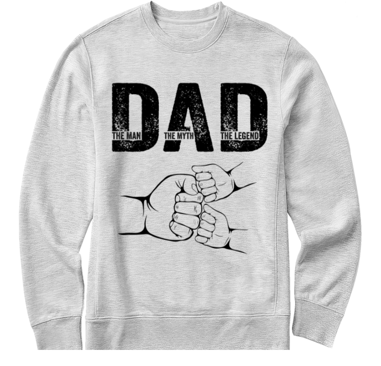 Personalized Shirt Father's Day - Dad The Man The Myth The Legend