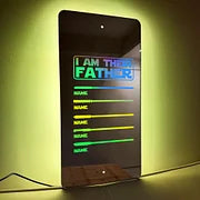 Personalized Lightsaber Mirror Lamp