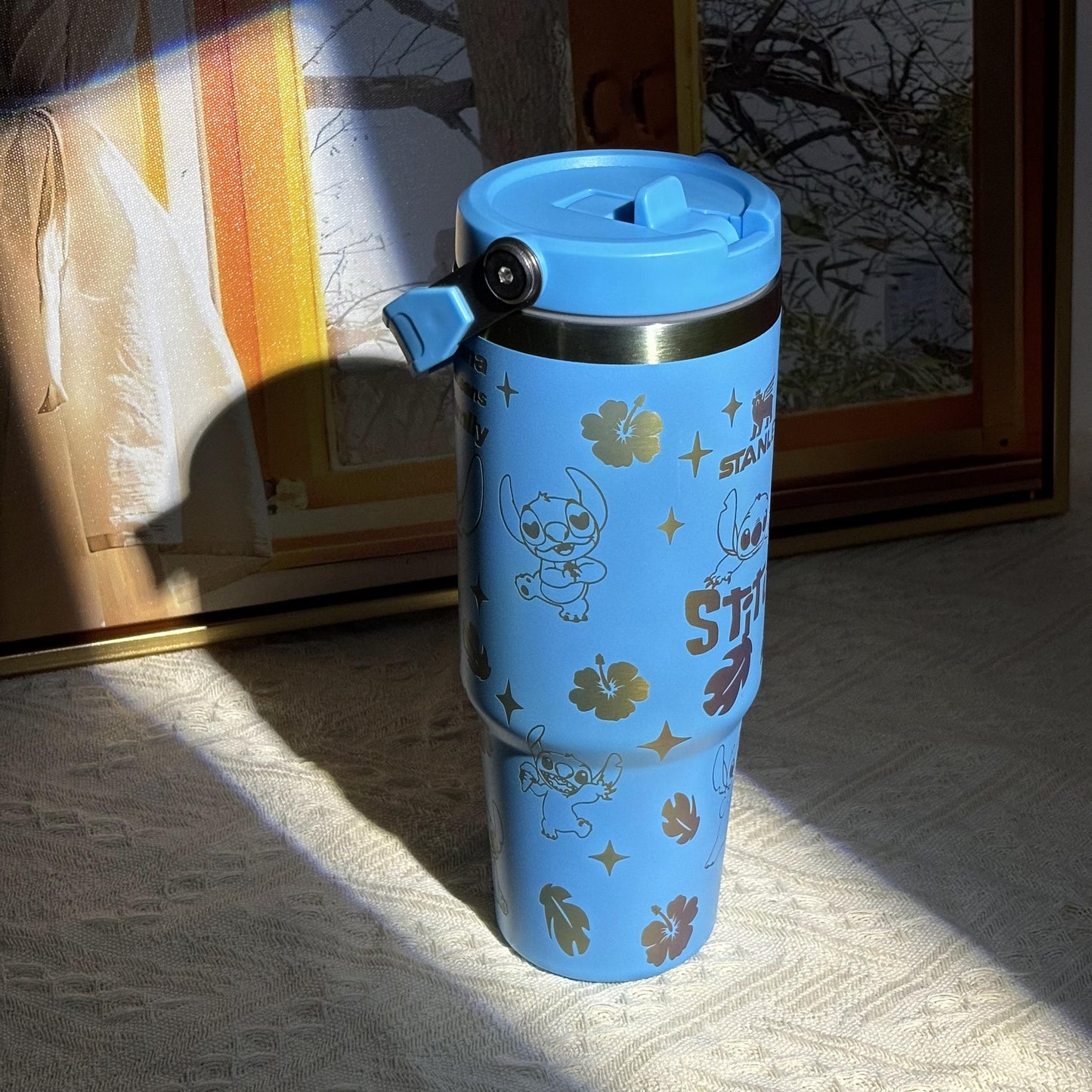 40oz Stitch Stainless Steel Vacuum Insulated Tumbler