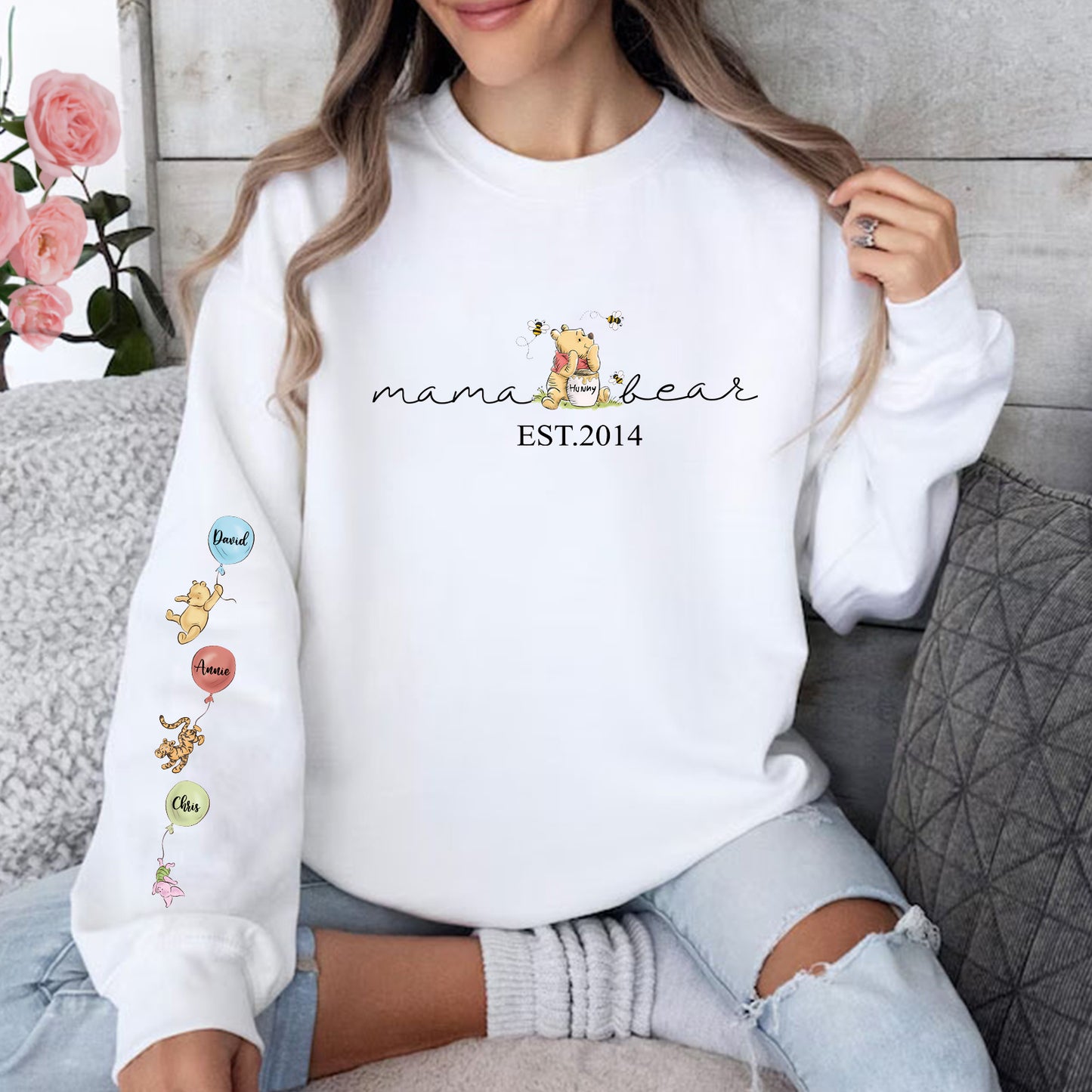 Custom Mama Bear Sweatshirt