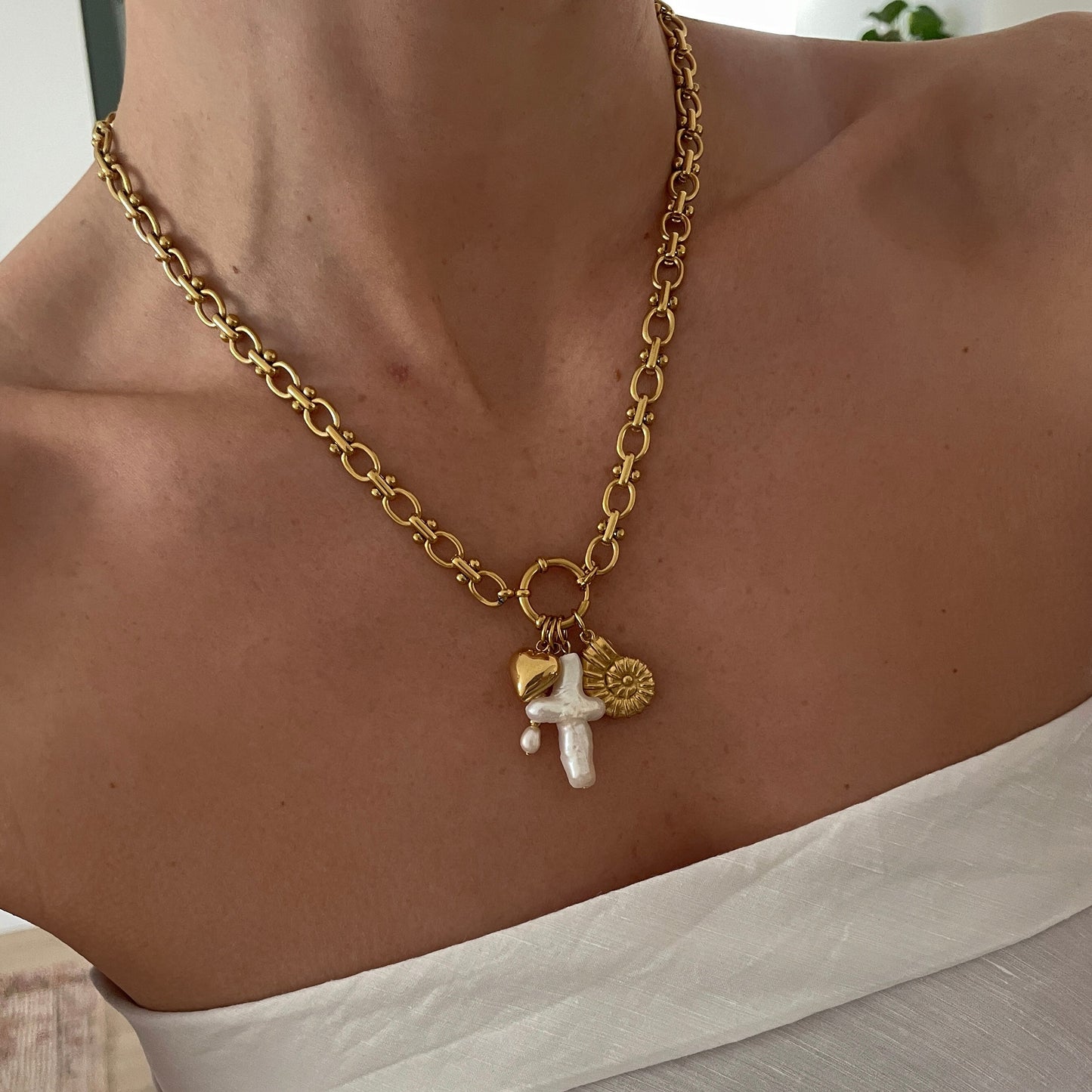Puff Heart Charm