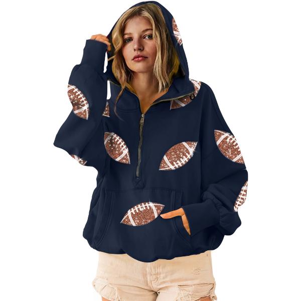 Moon Womens Game Day Sweatshirts Football