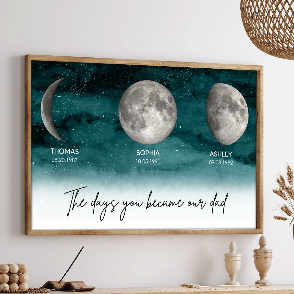 Personalized Poster, Heartfelt Father's Day Gift For Dad, Husband