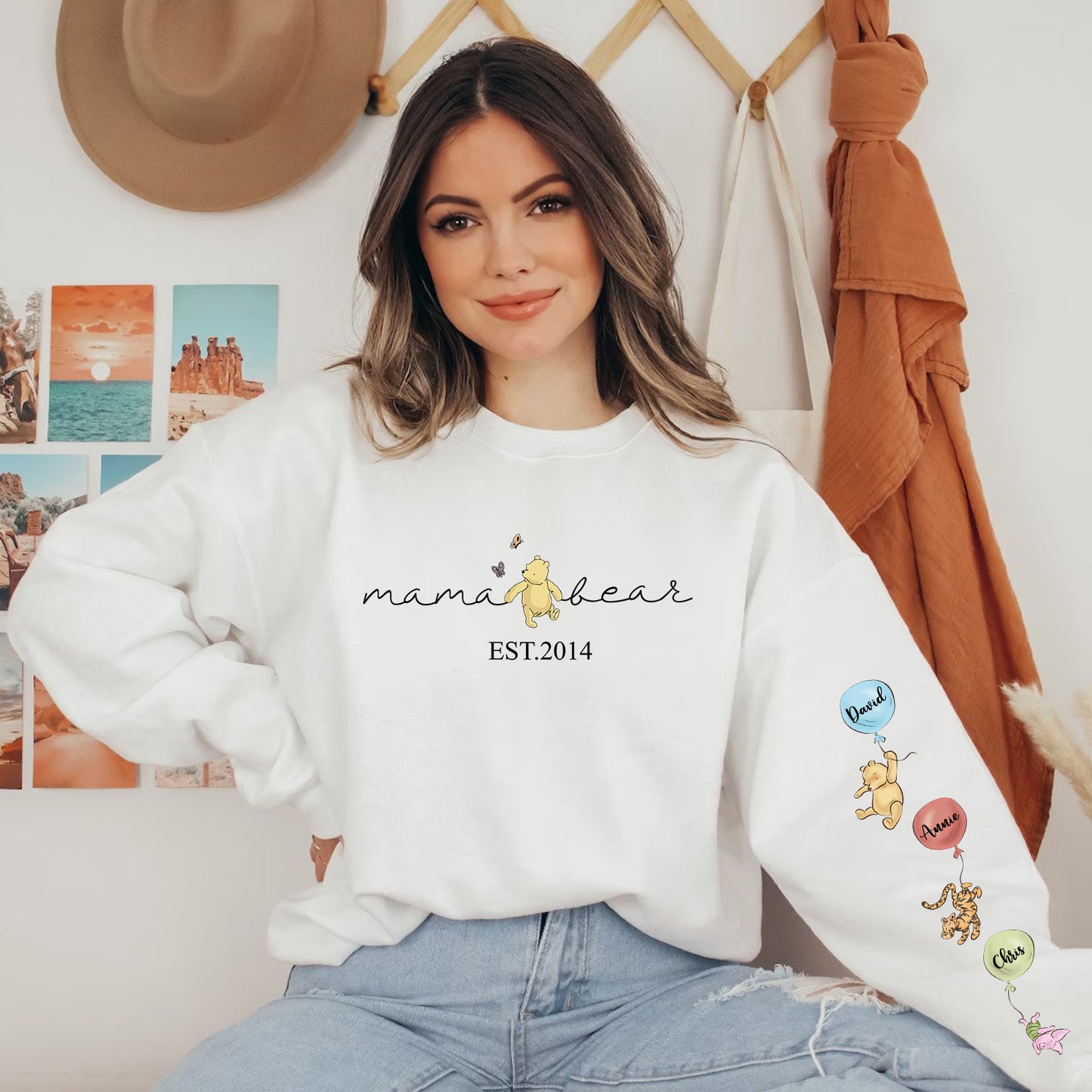 Custom Mama Bear Sweatshirt