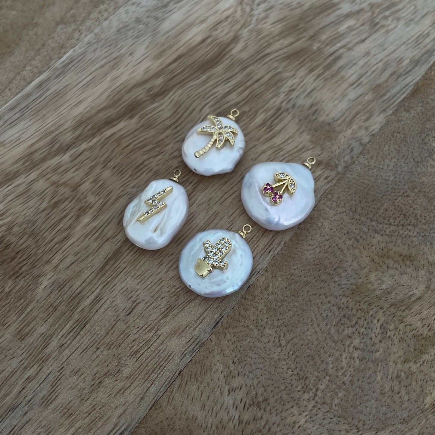 Cherry Pearl Charm