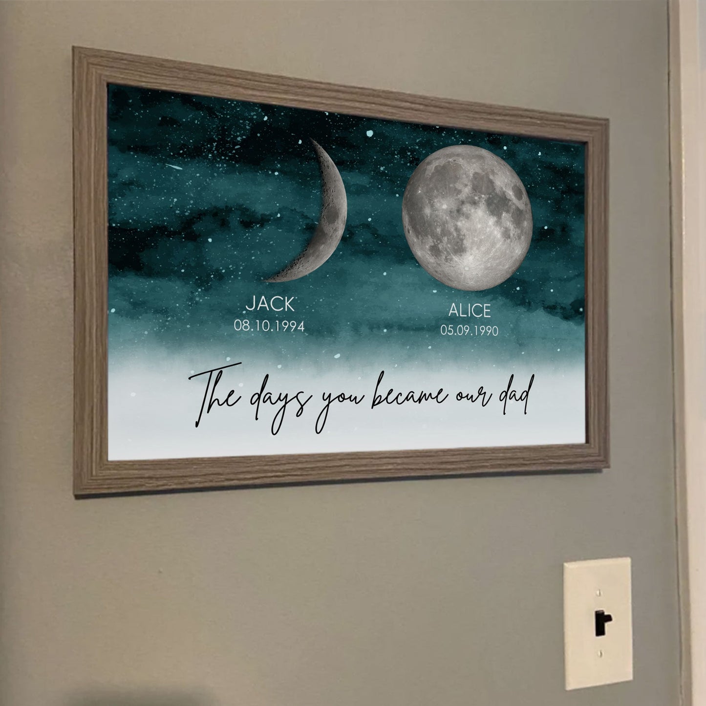 Personalized Poster, Heartfelt Father's Day Gift For Dad, Husband