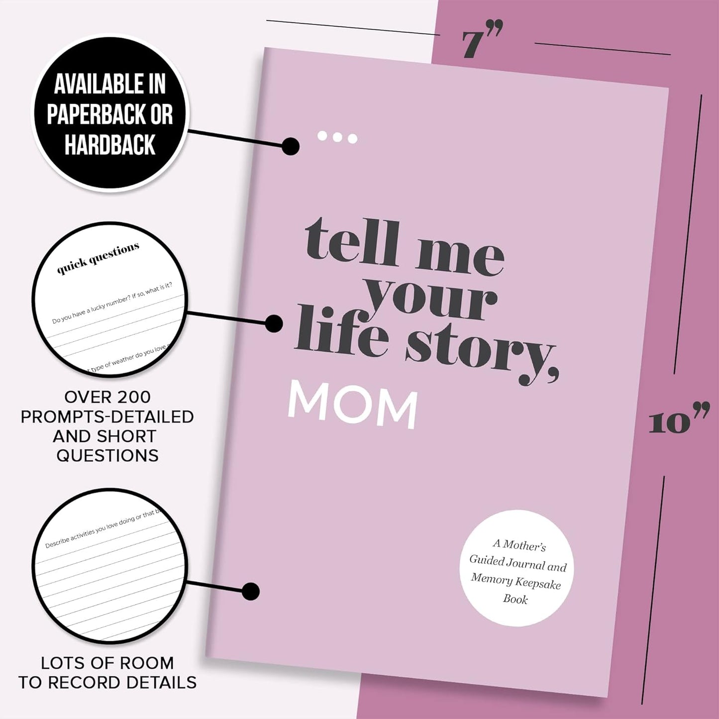 A Mother’s Guided Journal and Memory Keepsake Book