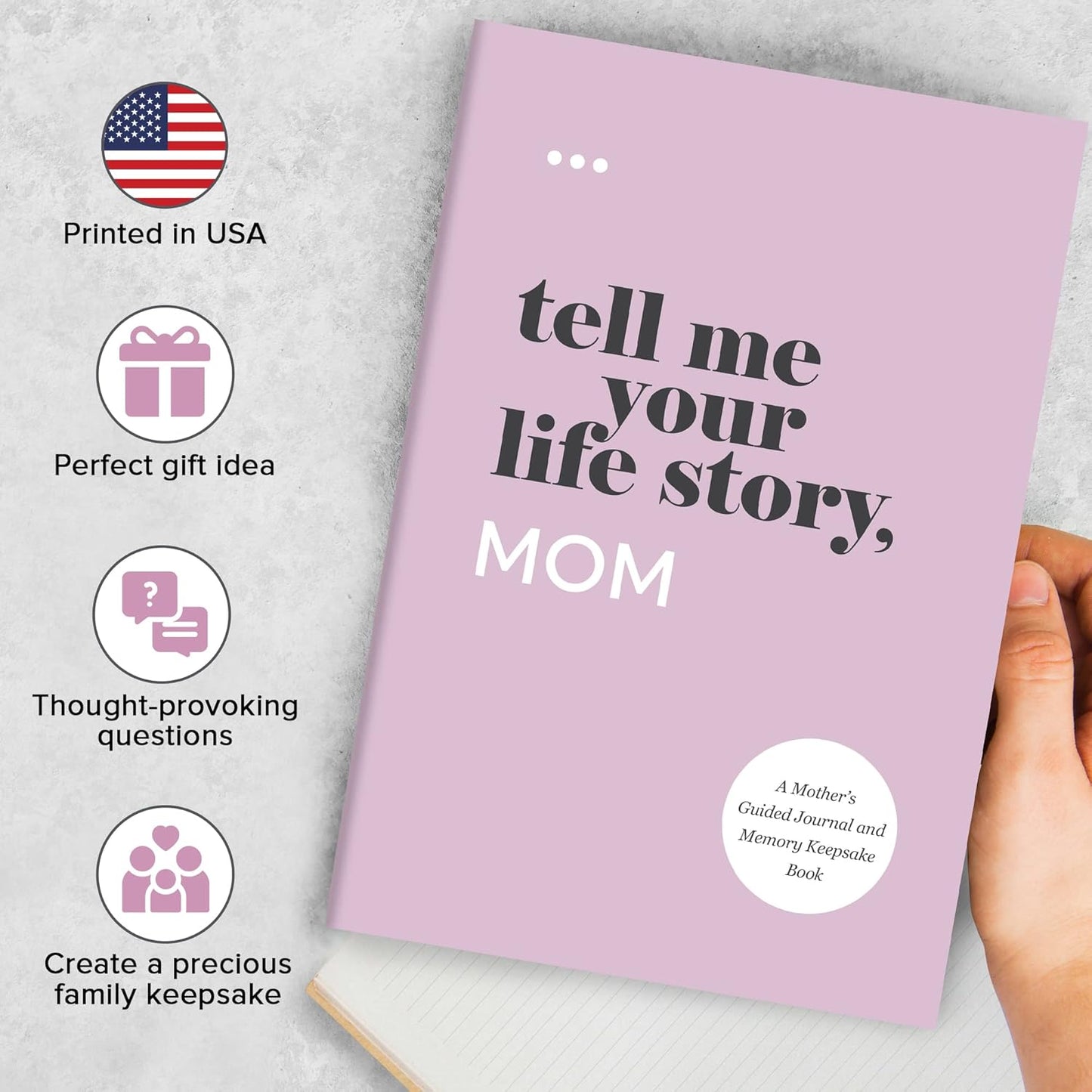 A Mother’s Guided Journal and Memory Keepsake Book