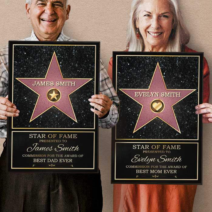 Personalized Canvas - "Star of Fame"