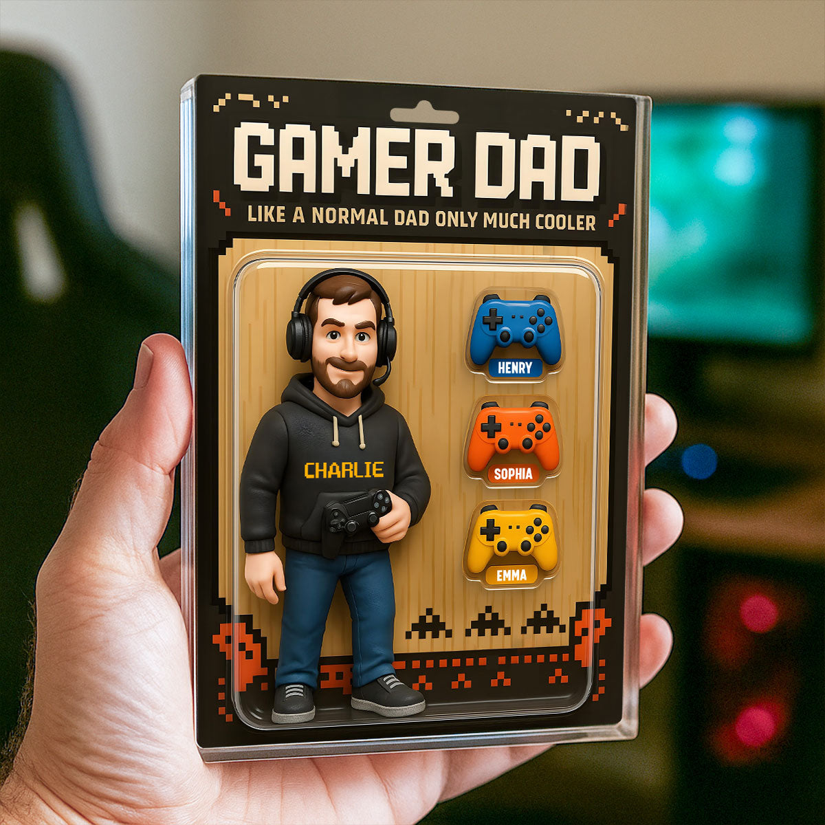 Personalized Gamer Acrylic Block Plaque