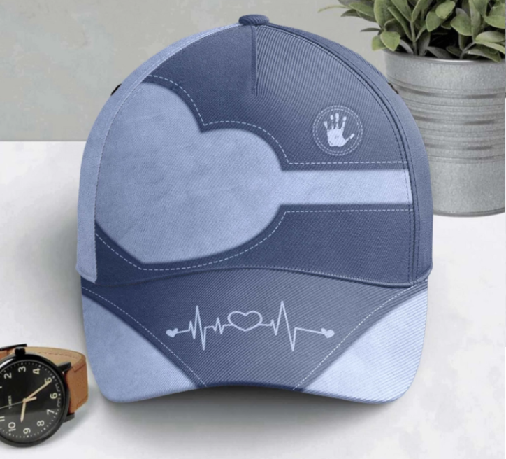 Personalized Classic Cap - Dad/Grandpa Kids Handprints