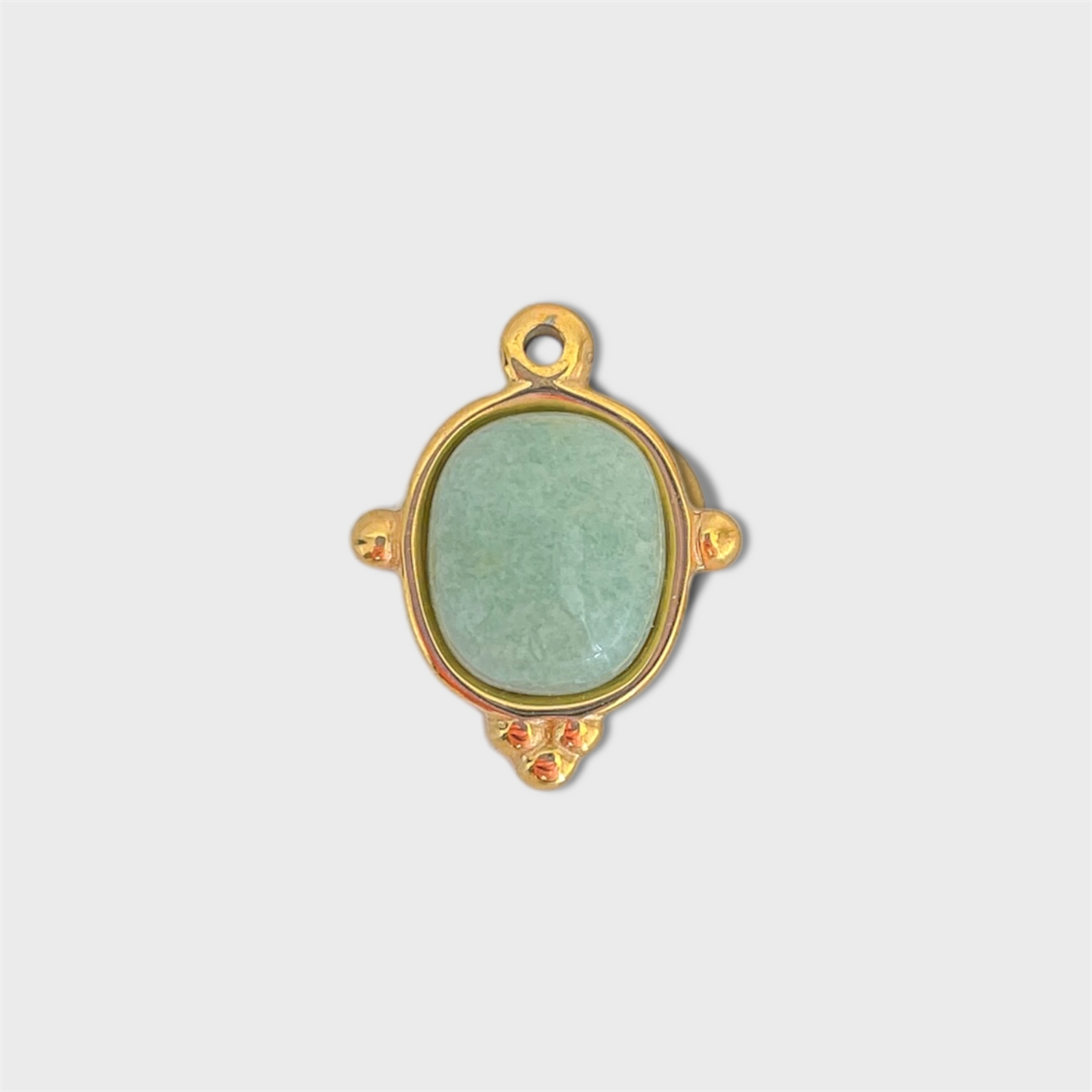 Aventurine Oval Charm