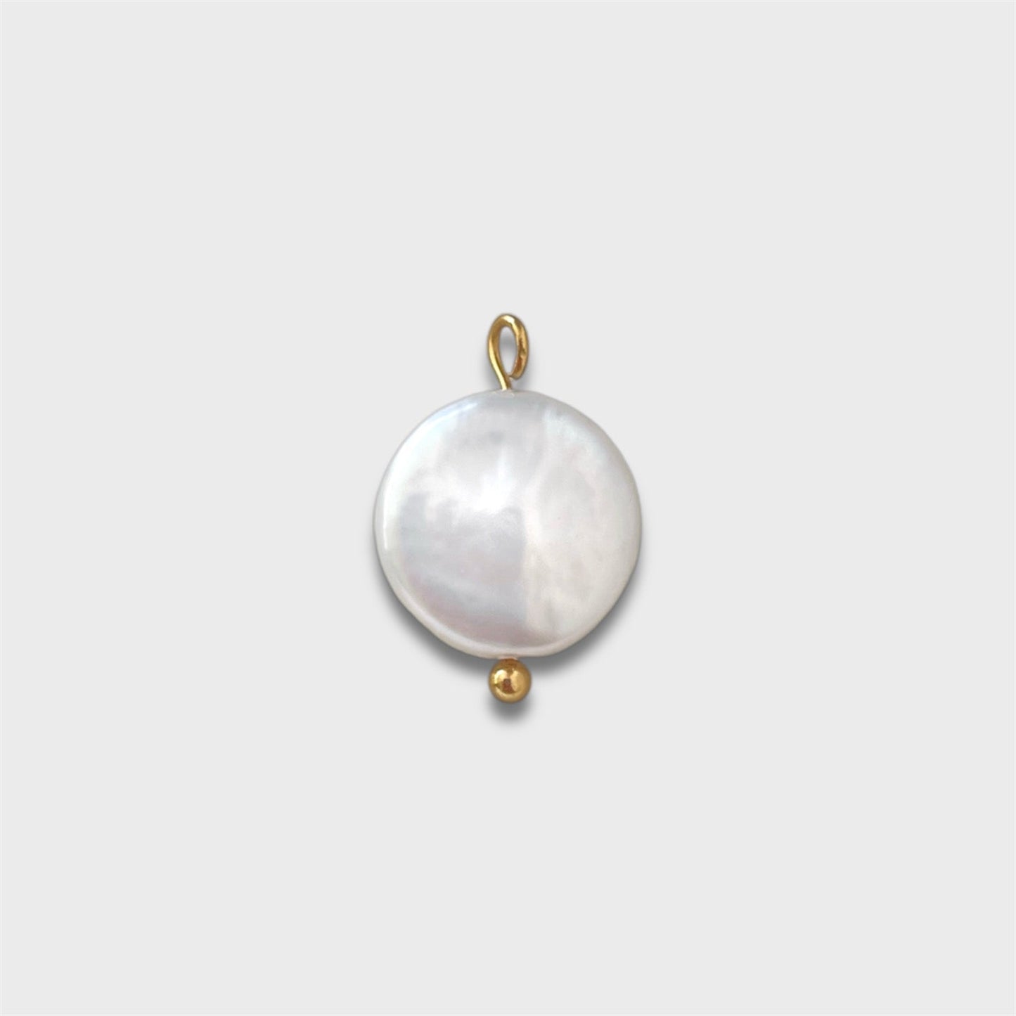 Coin Pearl Charm