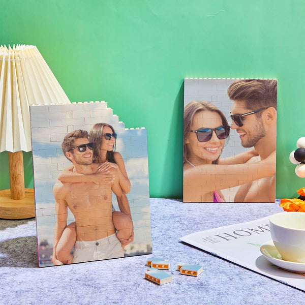 Personalized Brick Puzzles Photo Block Gifts for Lovers
