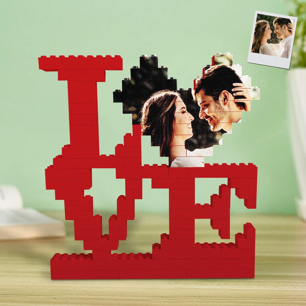 Personalized Brick Puzzles Photo Block Gifts for Lovers