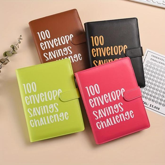 100 Envelope Challenge Binder - Money Saving Book