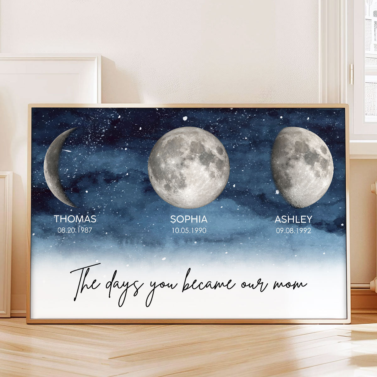 Personalized Canvas "Moon Phase"
