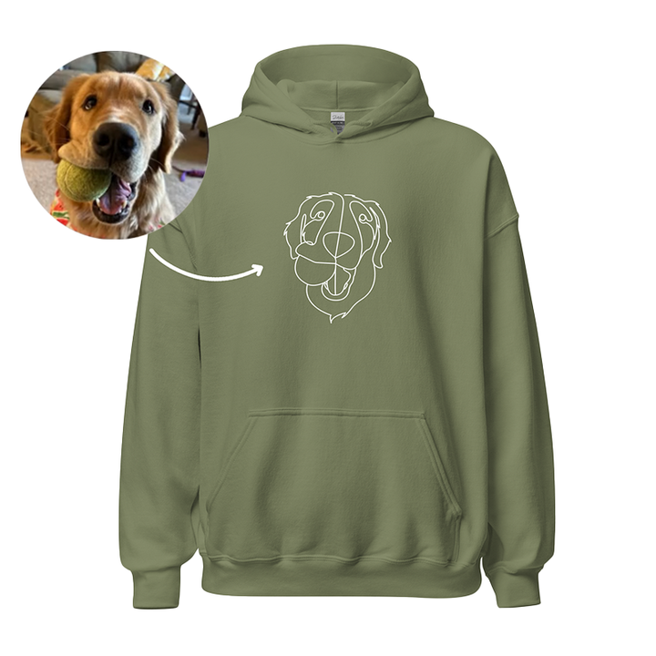 Custom Embroidered Hoodie Pet Line