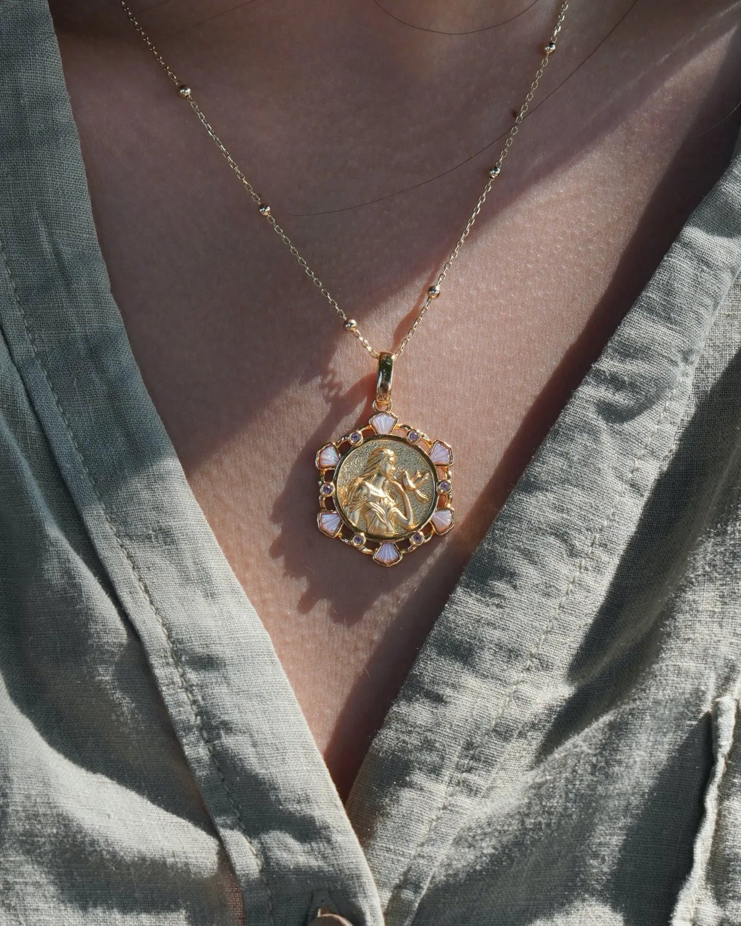 Aphrodite Shell Amulet