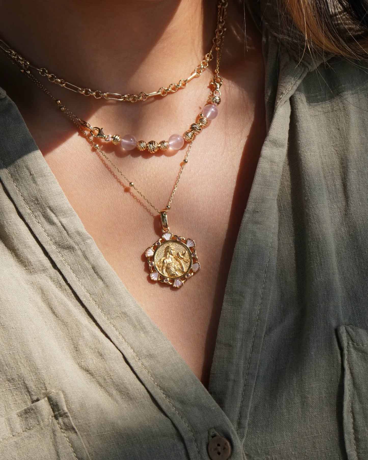 Aphrodite Shell Amulet