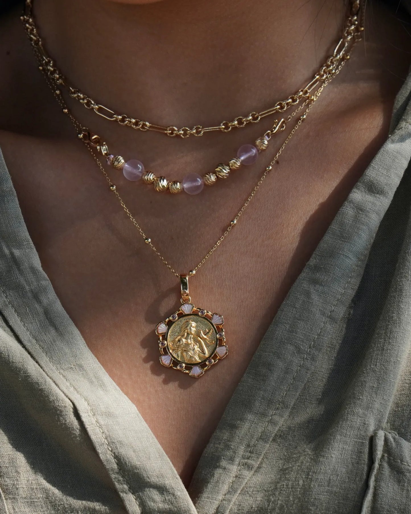 Aphrodite Shell Amulet