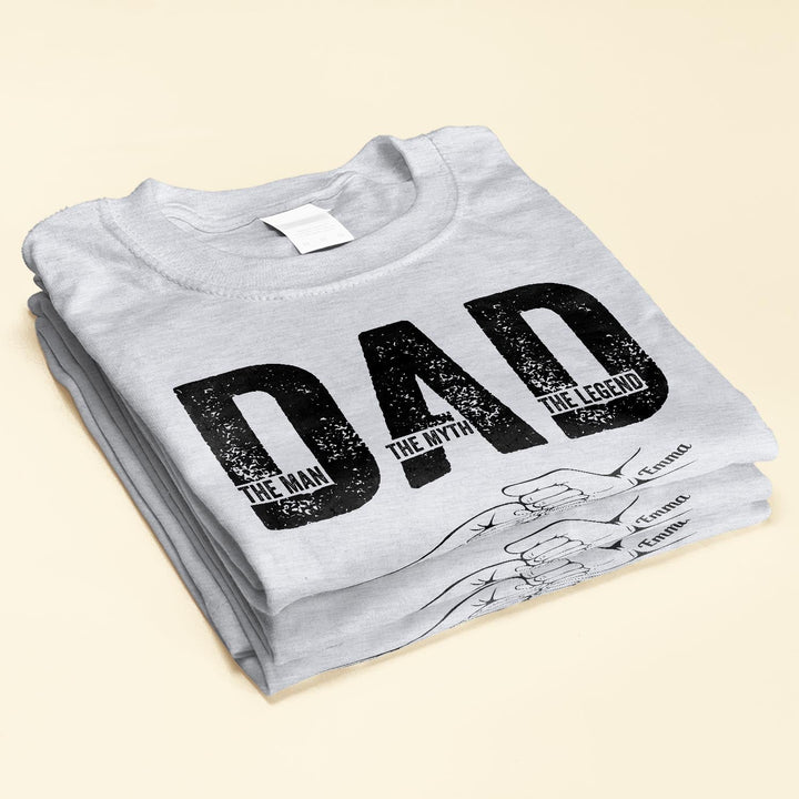 Personalized Shirt Father's Day - Dad The Man The Myth The Legend