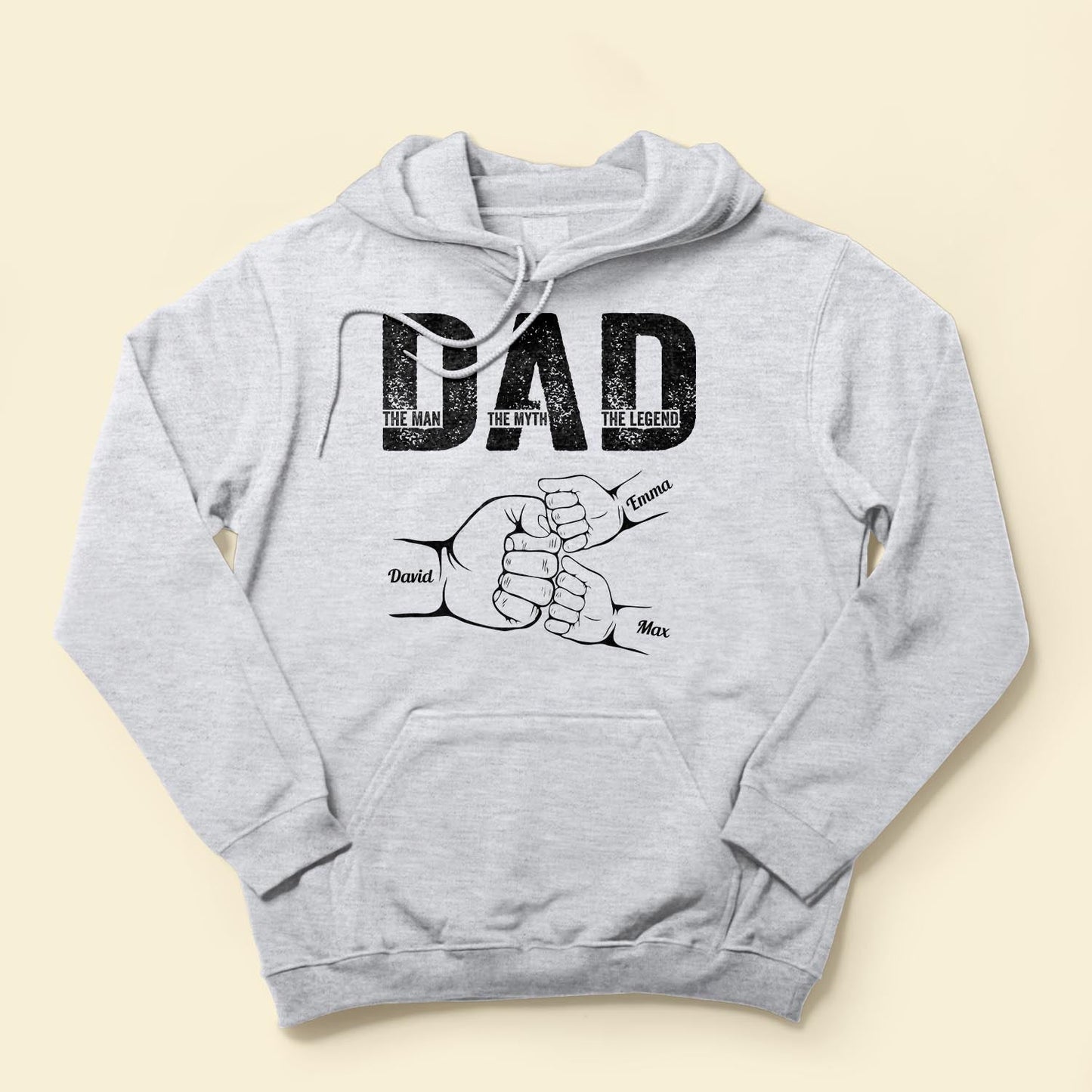 Personalized Shirt Father's Day - Dad The Man The Myth The Legend