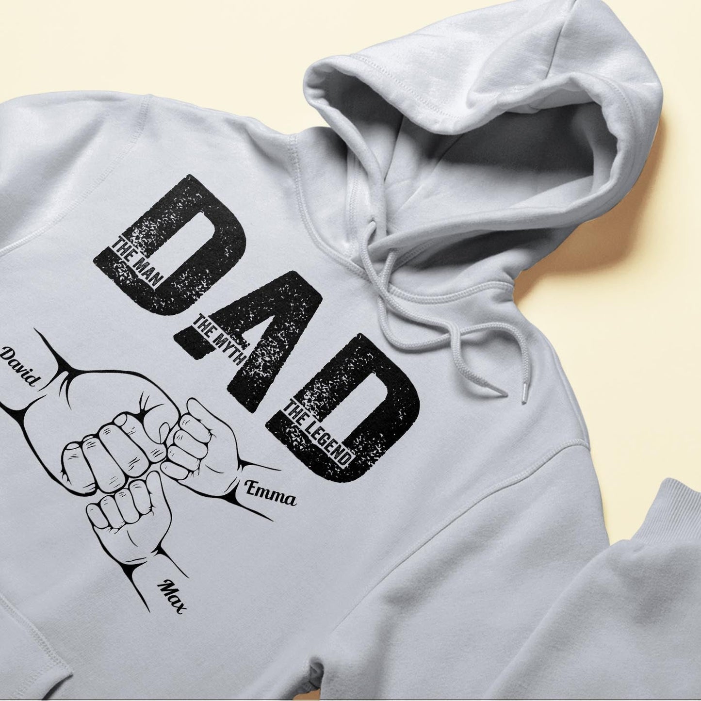 Personalized Shirt Father's Day - Dad The Man The Myth The Legend