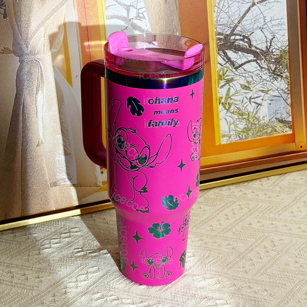 40oz Stitch Stainless Steel Vacuum Insulated Tumbler