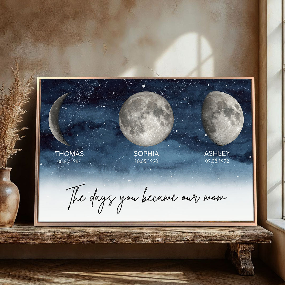 Personalized Canvas "Moon Phase"