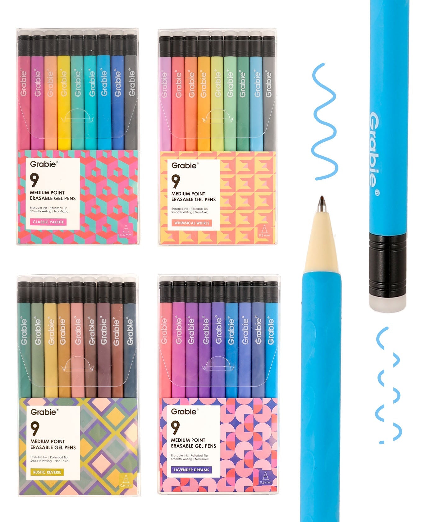 Medium Point Erasable Gel Pen Set Of 36