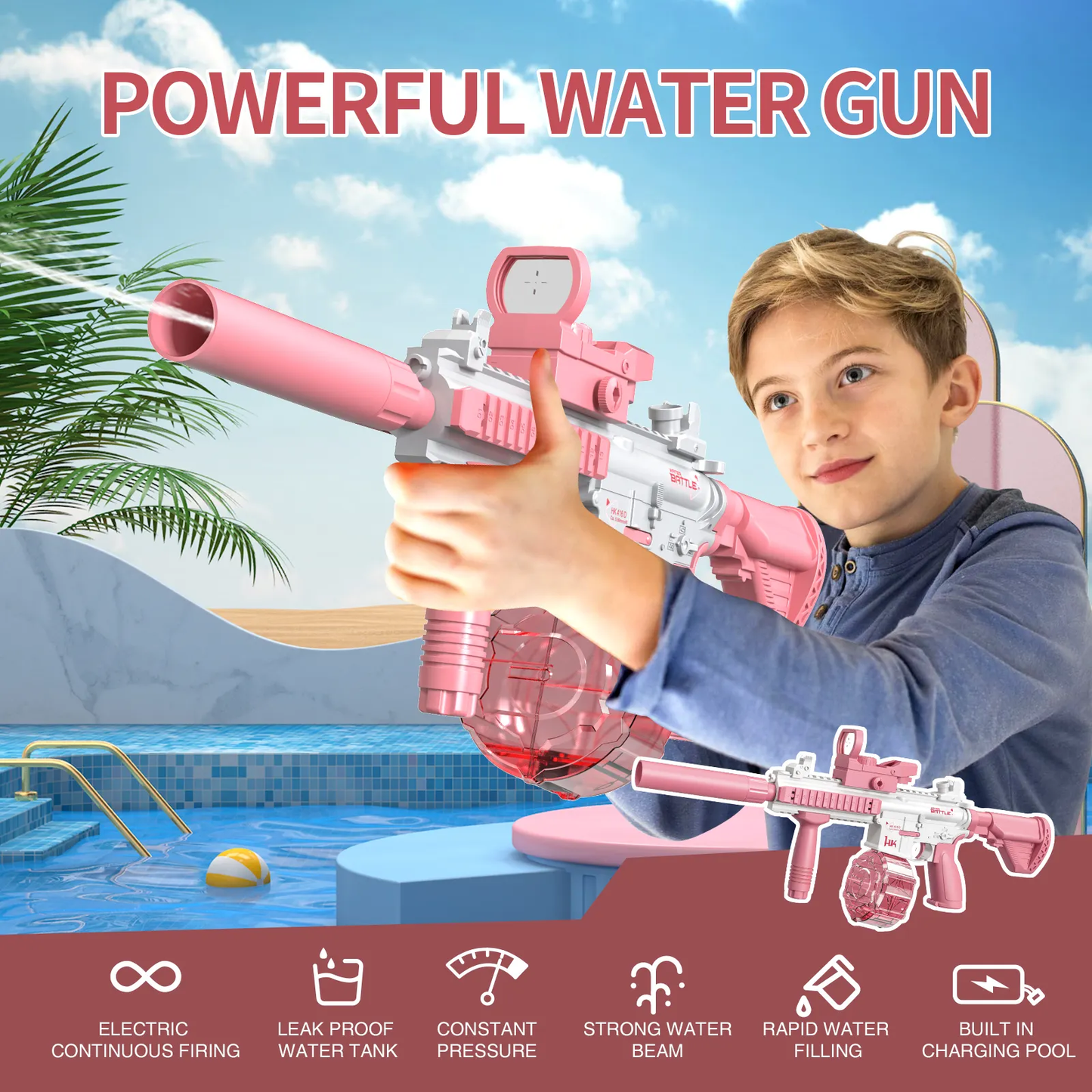 M416 Electric Water Rifle