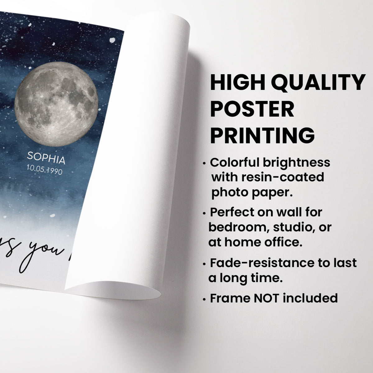 Personalized Canvas "Moon Phase"