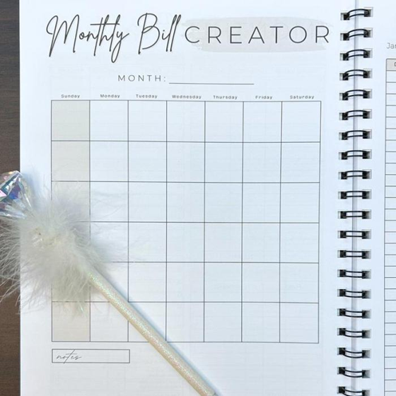 That Budget Babe 12 Month Undated Budget Planner