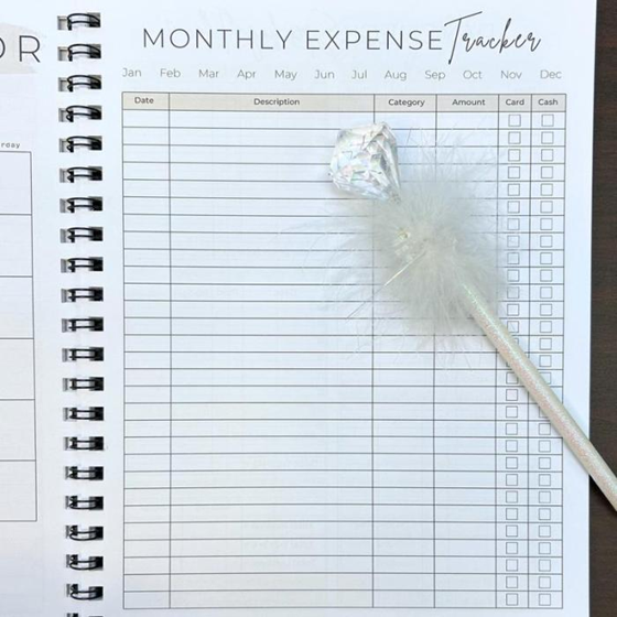 That Budget Babe 12 Month Undated Budget Planner