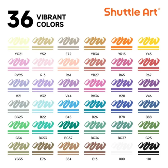 Shuttle Art Automatic Ink Control Acrylic Paint Pens