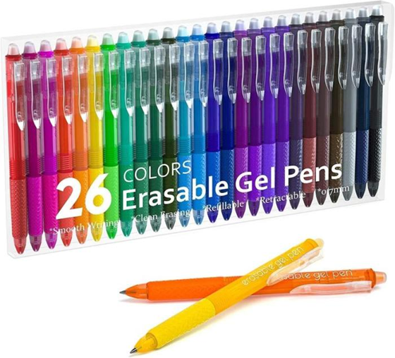 26 Color Erasable Gel Pens