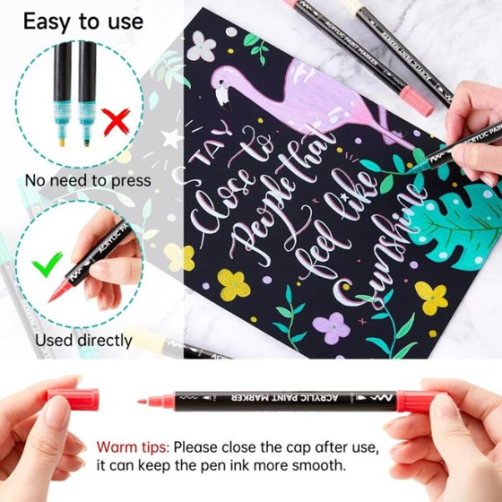 Shuttle Dual Tip Acrylic Paint Art