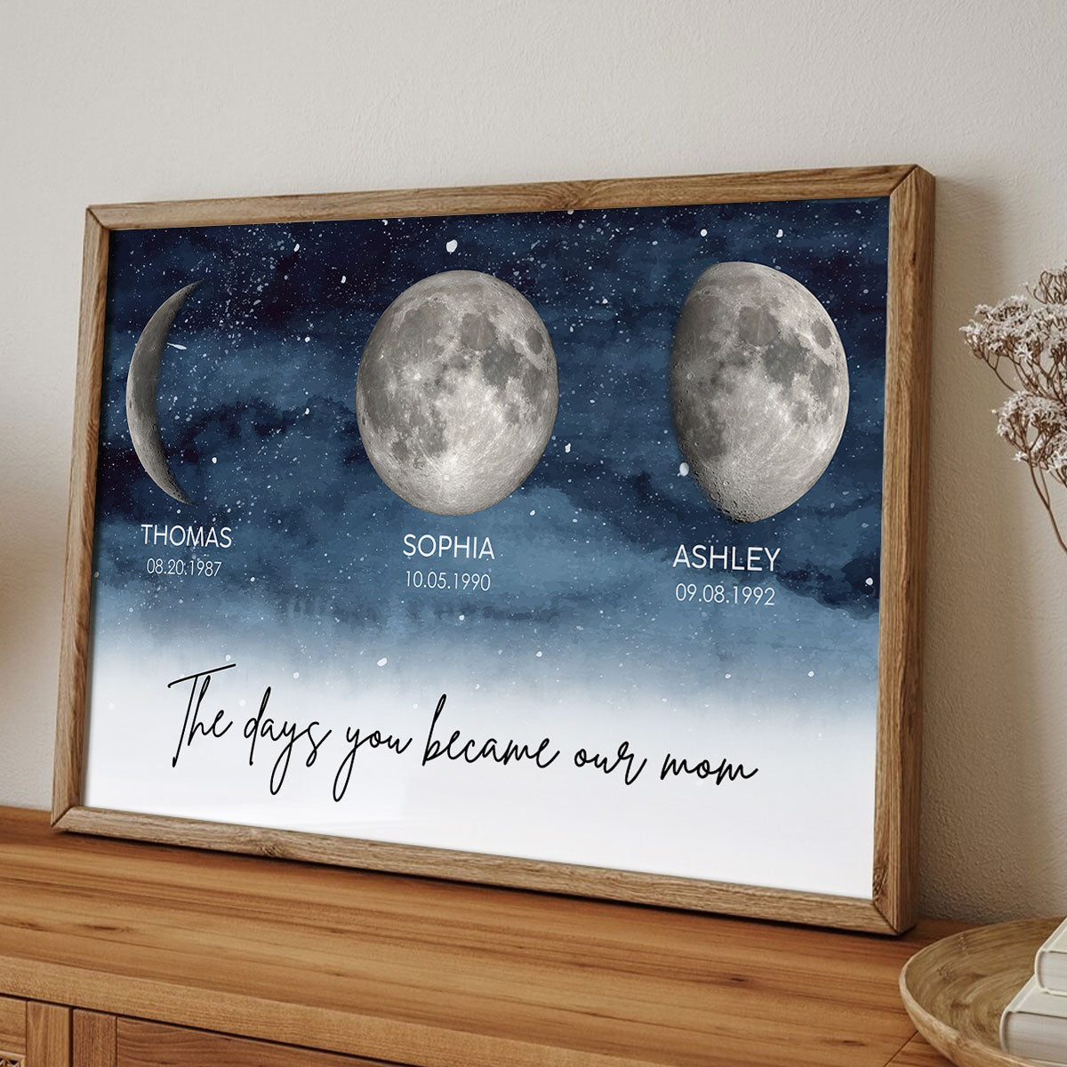 Personalized Canvas "Moon Phase"