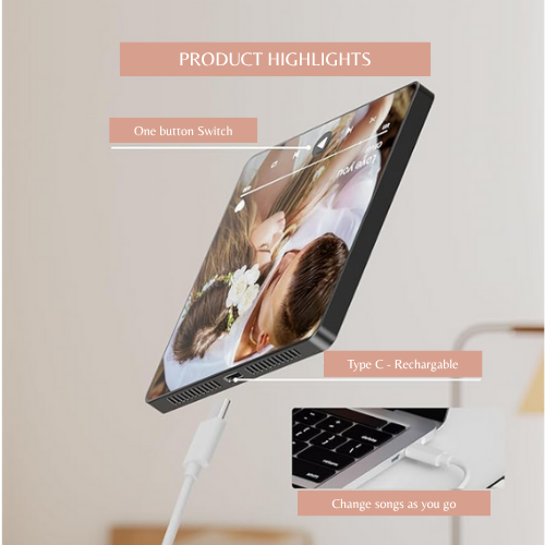 Photo + Song Personalized Magnet