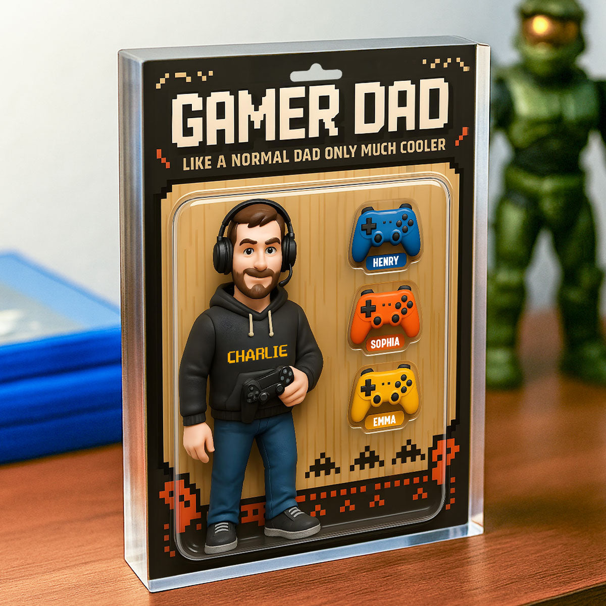 Personalized Gamer Acrylic Block Plaque