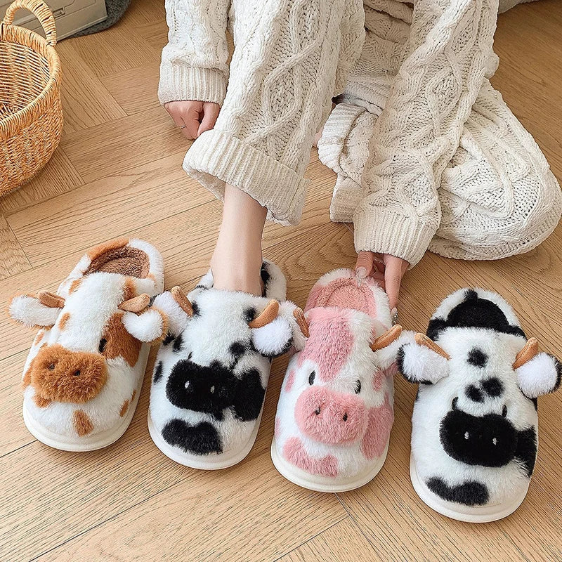 Handmade Cow Slippers