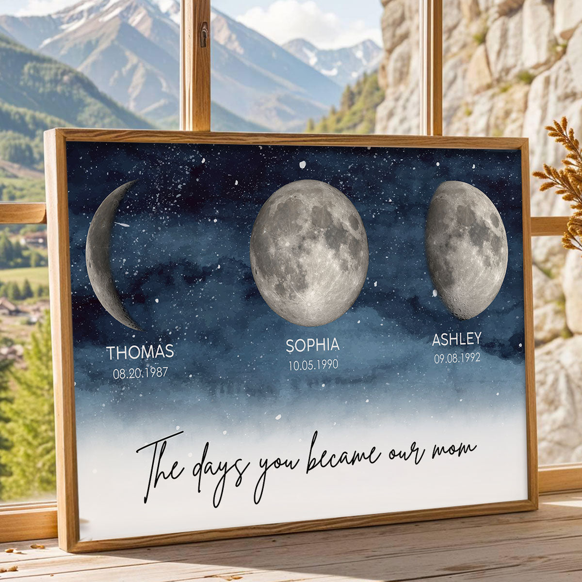 Personalized Canvas "Moon Phase"