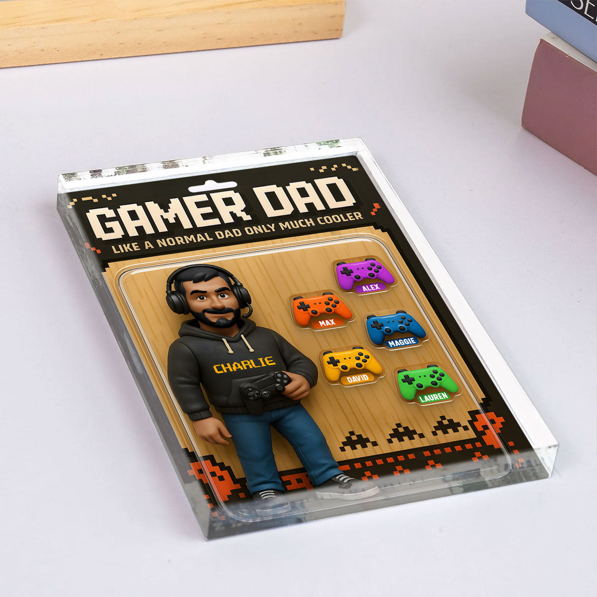 Personalized Gamer Acrylic Block Plaque