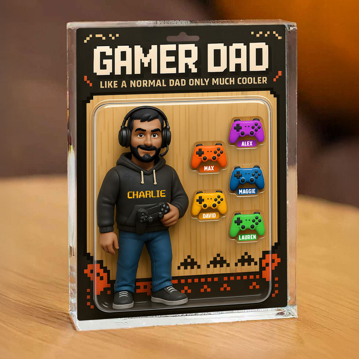 Personalized Gamer Acrylic Block Plaque