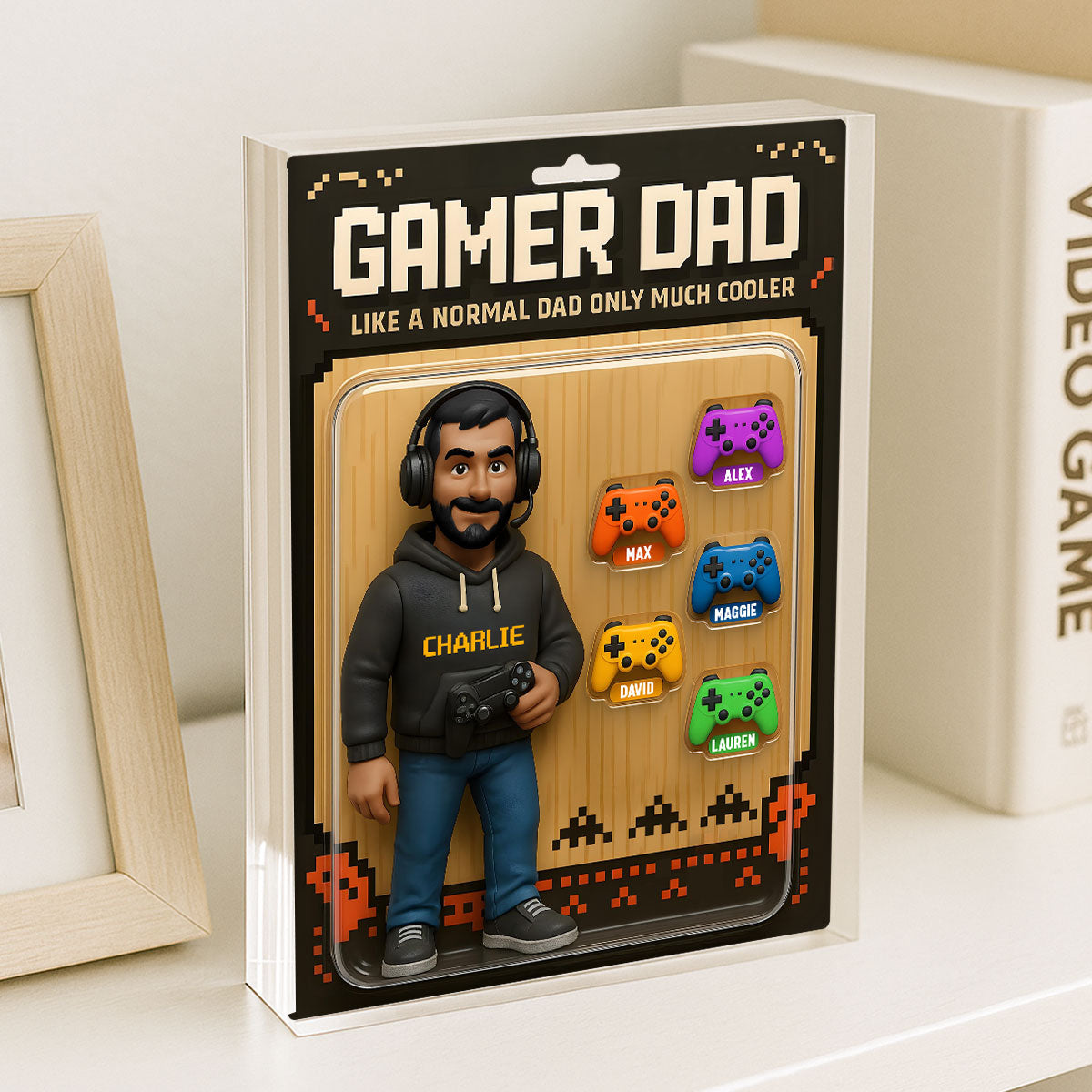 Personalized Gamer Acrylic Block Plaque