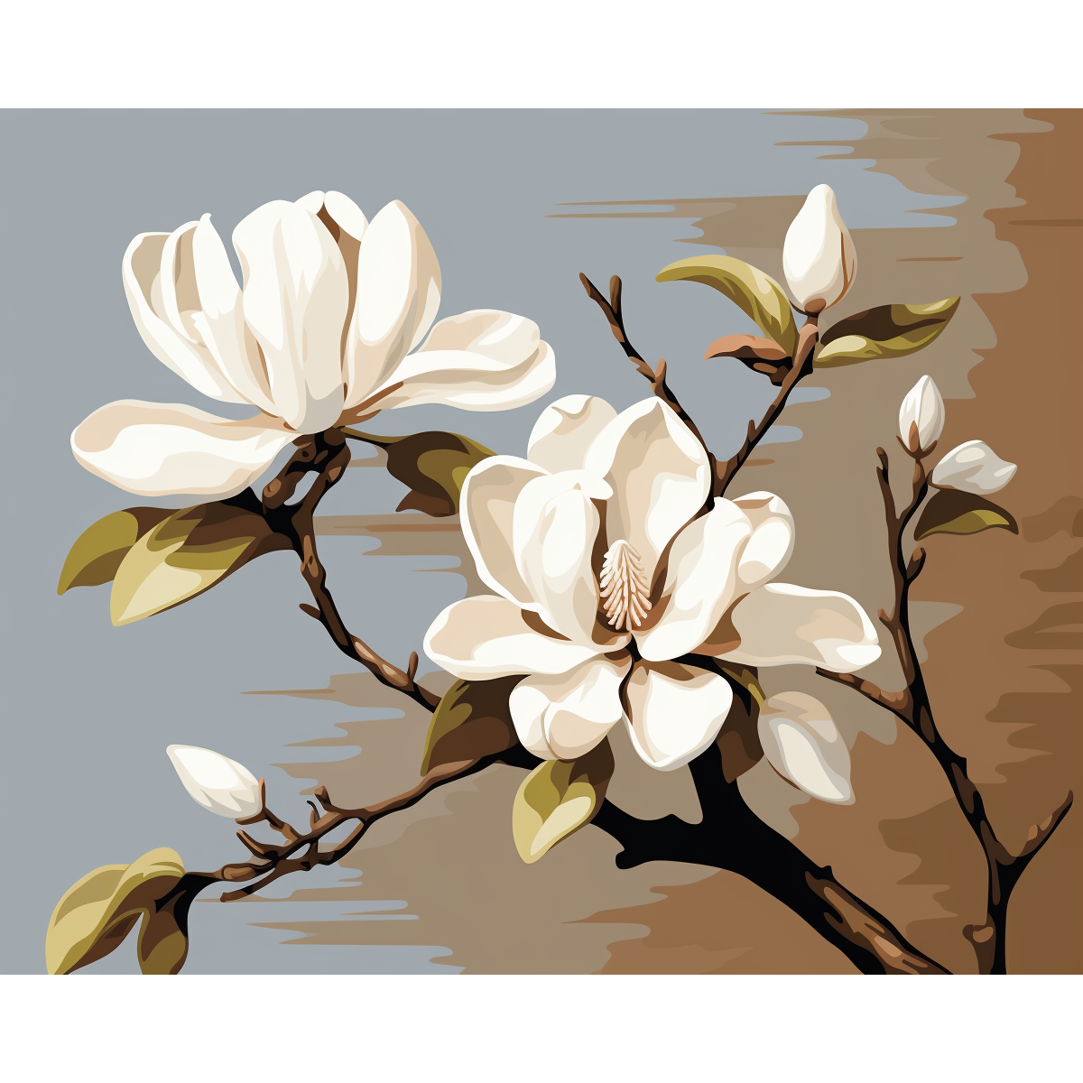 Serenity Blossom Paint By Numbers Kit