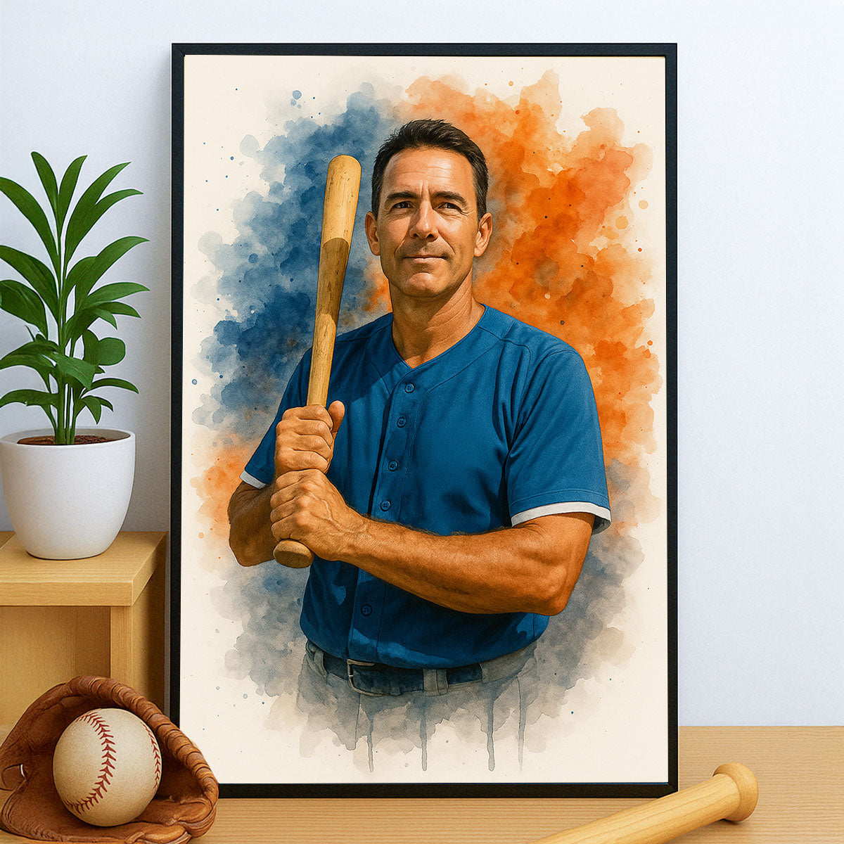 Personalized Canvas - Baseball