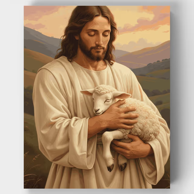 "The Good Shepherd" Paint by Numbers Kit