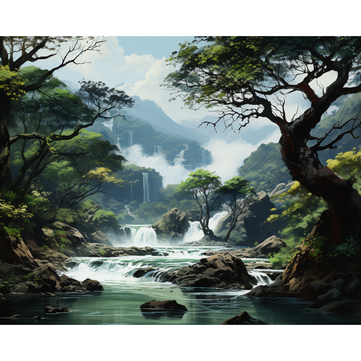 Waterfall Cove Paint By Numbers Kit